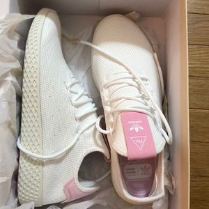 White and Pink Adidas sneakers, brand new